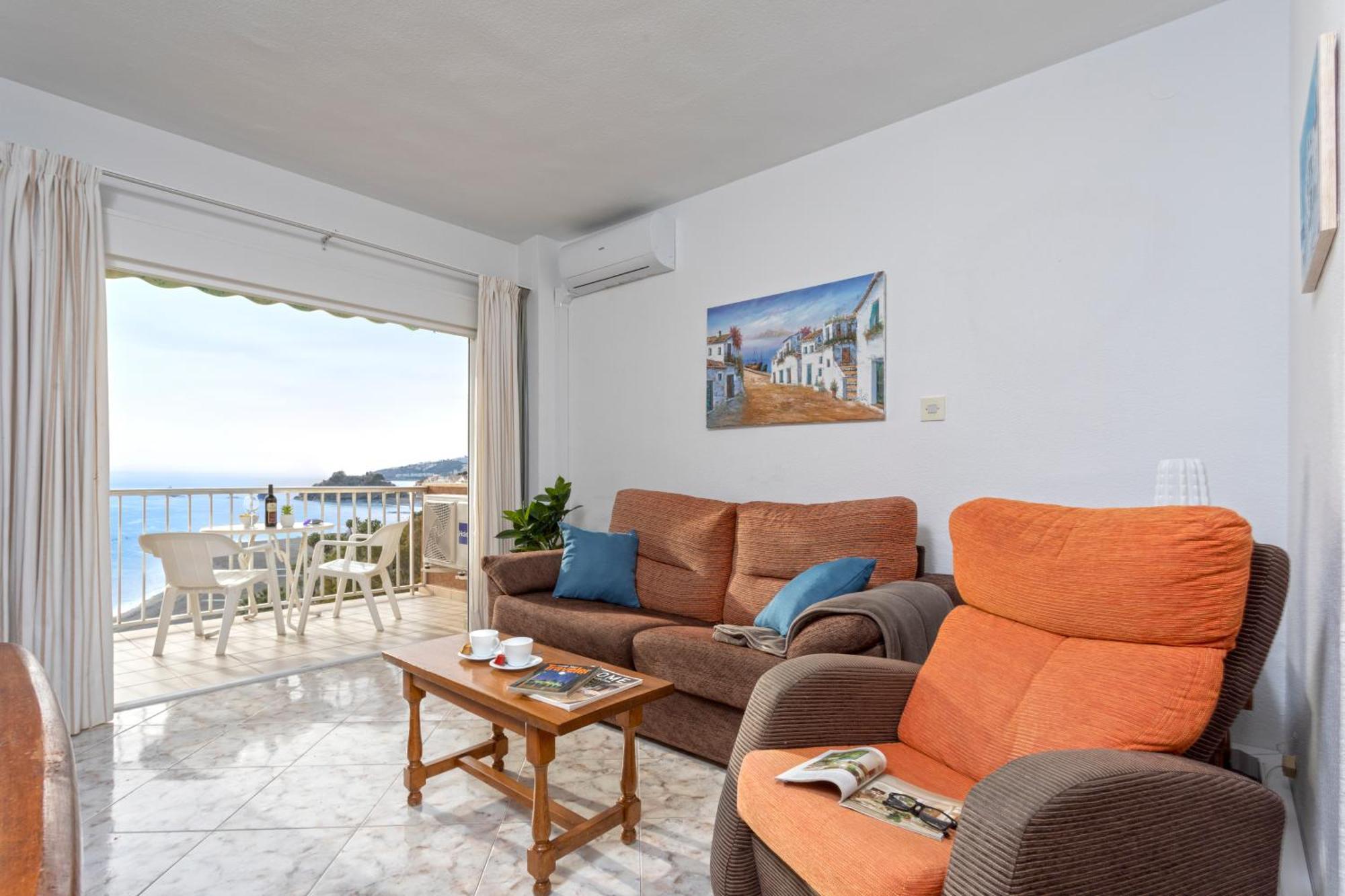 1003 - Seafront Apartment On El Paseo - Air Conditionning - Wi-Fi - Smart Tv Almuñécar Exteriör bild